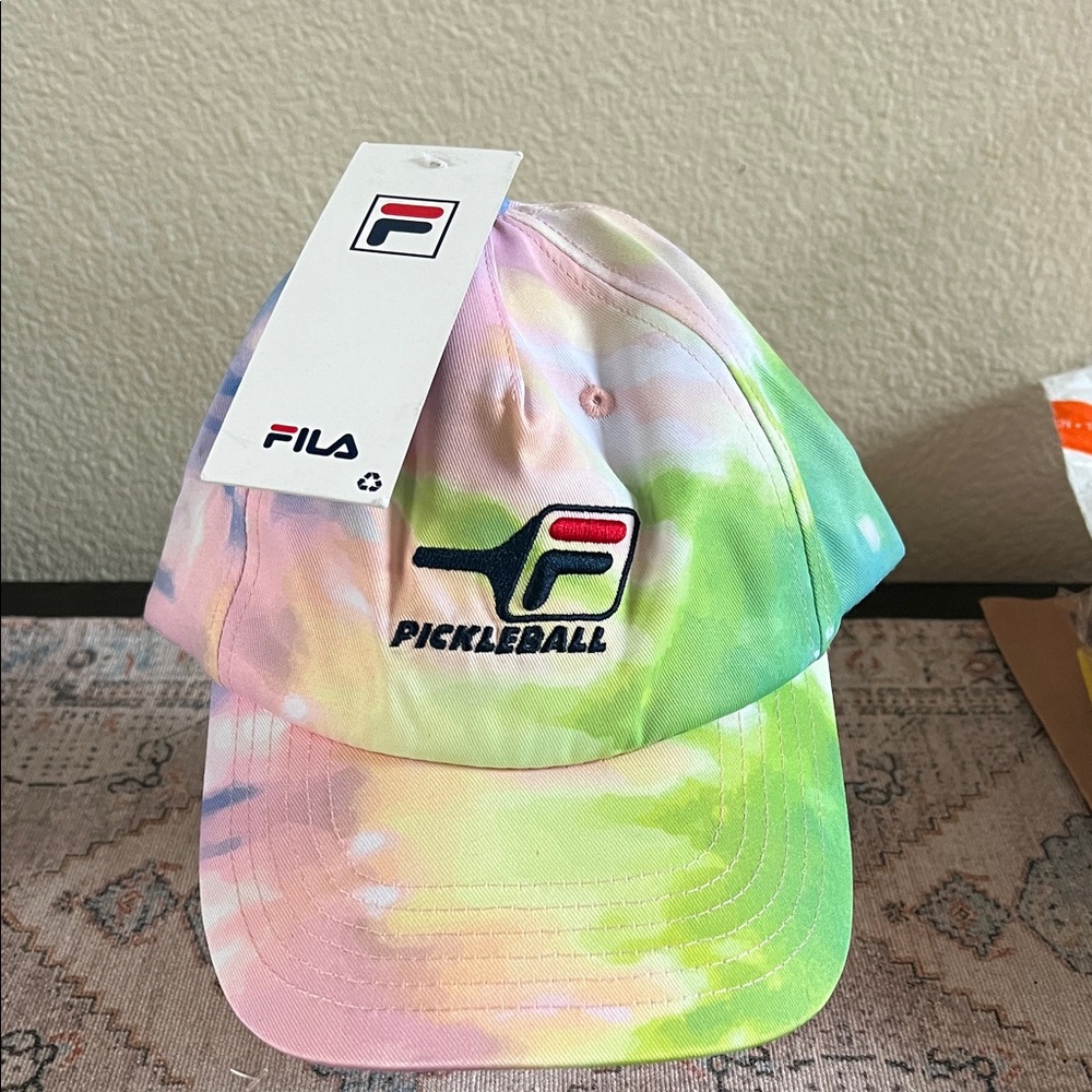 NWT Pickleball tie dye hat by Fila. Perfect for that die hard athlete. OSFM